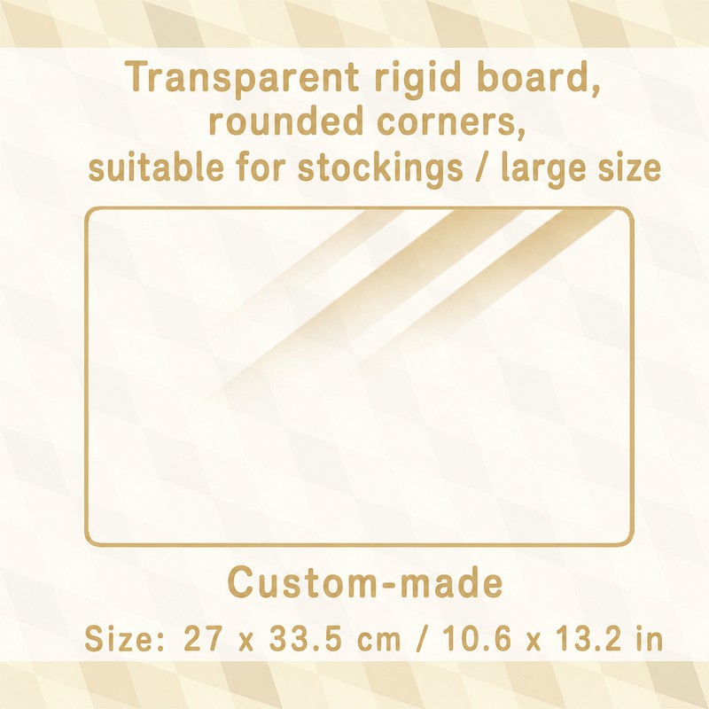 Customizable PVC Ita Bag Insert Board for Badges